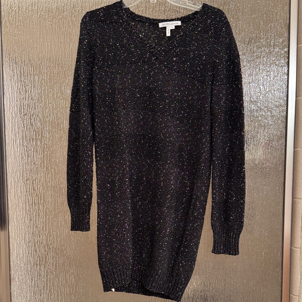 Elegant Black Dress with sparkles just in time for the holidays✨